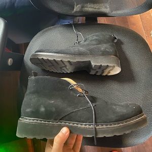 Black Suede Mens Chukka Boots size 10.5